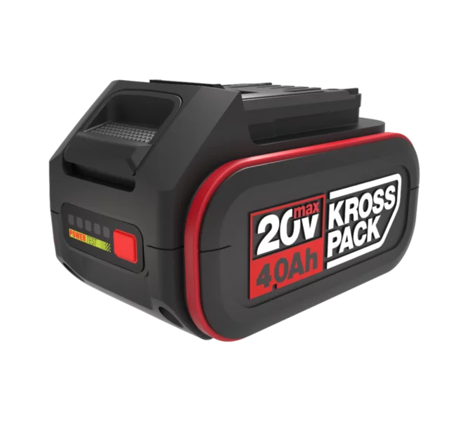 KIT Decespugliatore Kress 40 V 38 cm brushless KG154E.9 - nr.2 batterie KAB04 - caricabatteria KAC04